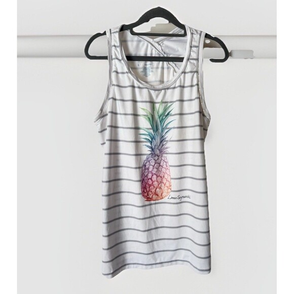 Reel Legends Linnea Szymanski Keep It Cool Size L Pineapple Tank Top Women’s - Picture 1 of 8